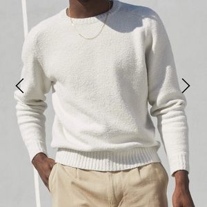 AYR Big Softie sweater in Oyster - L